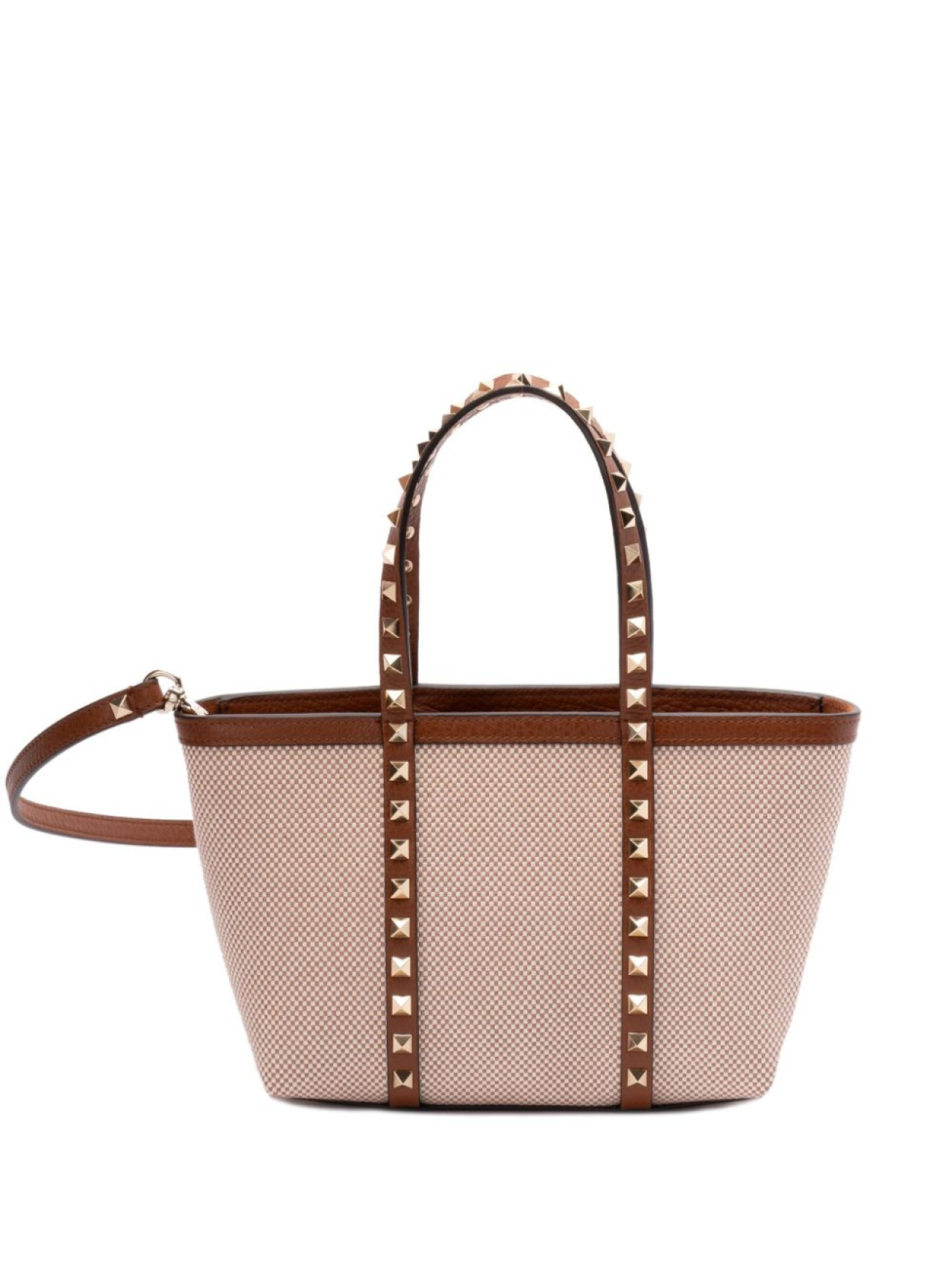 

Valentino Garavani сумка-тоут Rockstud, коричневый