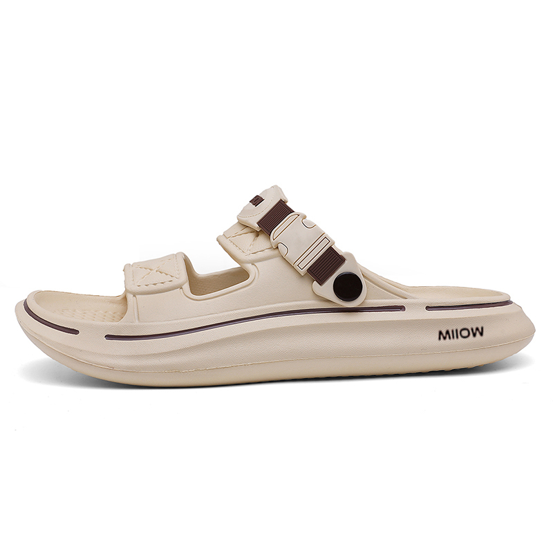 

MIIOW Пляжные сандалии мужские бежево-коричневые, цвет Beige Brown