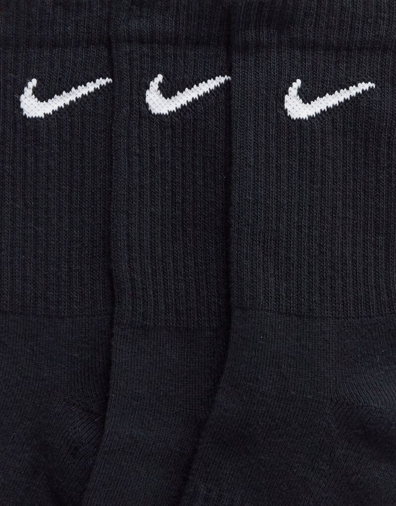 Набор из трех пар носков черного цвета Nike Everyday Cushioned — фото 3