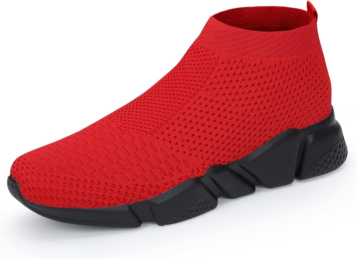 

Мужские кроссовки WXQ для бега, удобные, легкие, дышащие, для ходьбы, с сетчатым верхом, для тренировок и повседневного спорта, красный