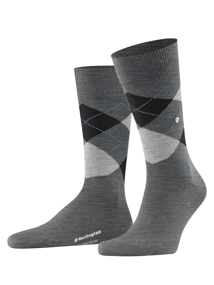 

Носки Falke BURLINGTON Edinburgh Socke, цвет asphalt me
