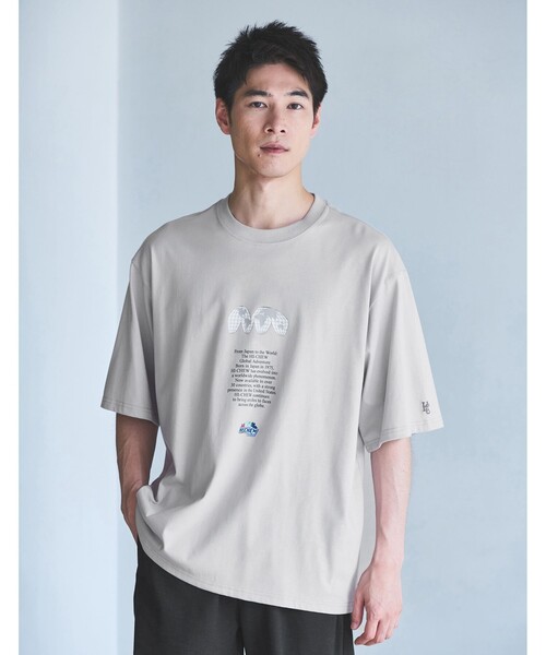 

Green label relaxing Футболка с коротким рукавом, расслабленного кроя, Green Label, серый