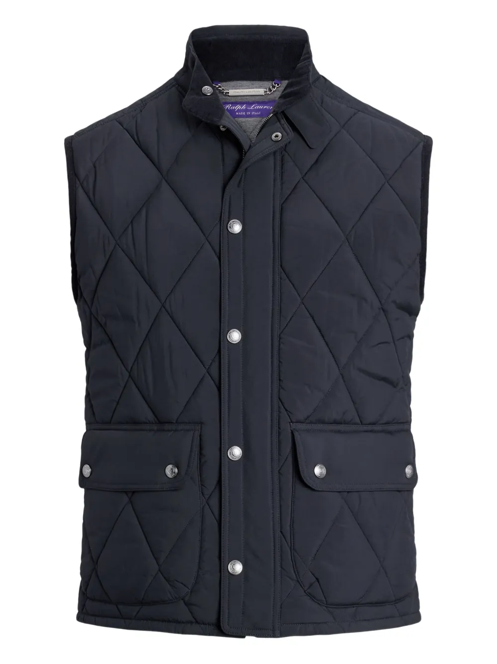 

Стеганый жилет Carleton Ralph Lauren Purple Label, синий