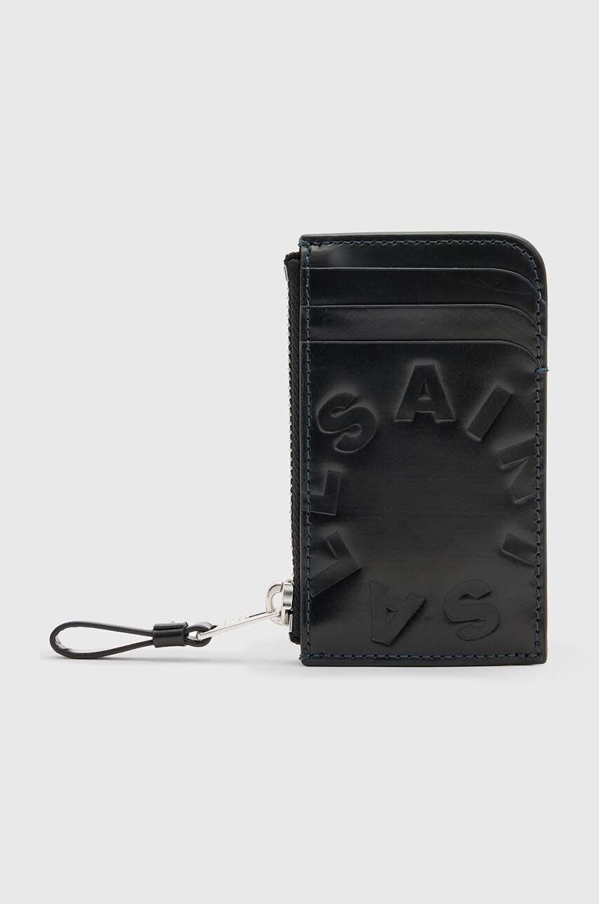 

Кожаный кошелек AllSaints ISAMU, черный