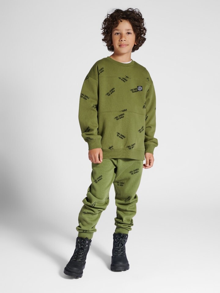 Толстовка Sometime Soon Sweatshirt Stsmilos Kinder, цвет OLIVE BRANCH — фото 3