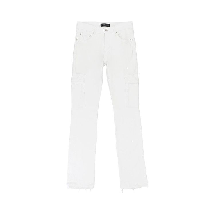 

Джинсы PURPLE BRAND Optic Cargo Skinny Jeans, White
