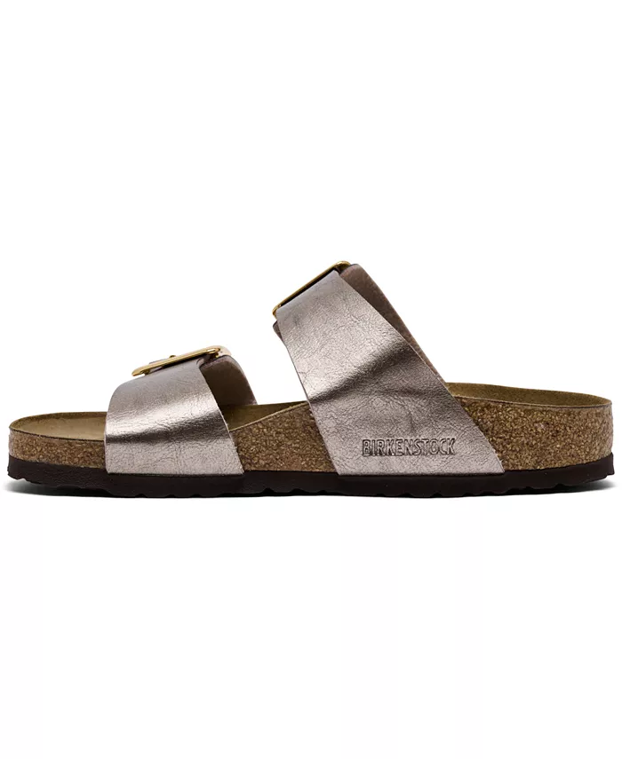 Женские сандалии Sydney Luxe с пряжкой Birko-Flor от Finish Line Birkenstock, коричневый — фото 2