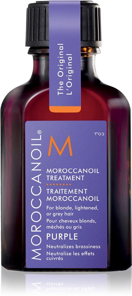 

Лечебное фиолетовое питательное масло для светлых и седых волос Moroccanoil, 25 мл