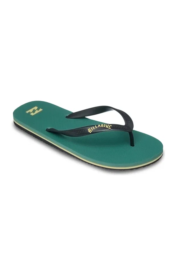 Шлепанцы Billabong Tides Slice Beach Flip Flops T Bar Sandals, зеленый — фото 2