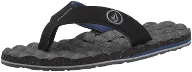 Сандалии-слайды мужские Volcom, серо-голубой — фото 3