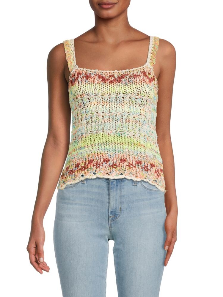 

Трикотажная майка Palmetto Free People, цвет Blue Multi