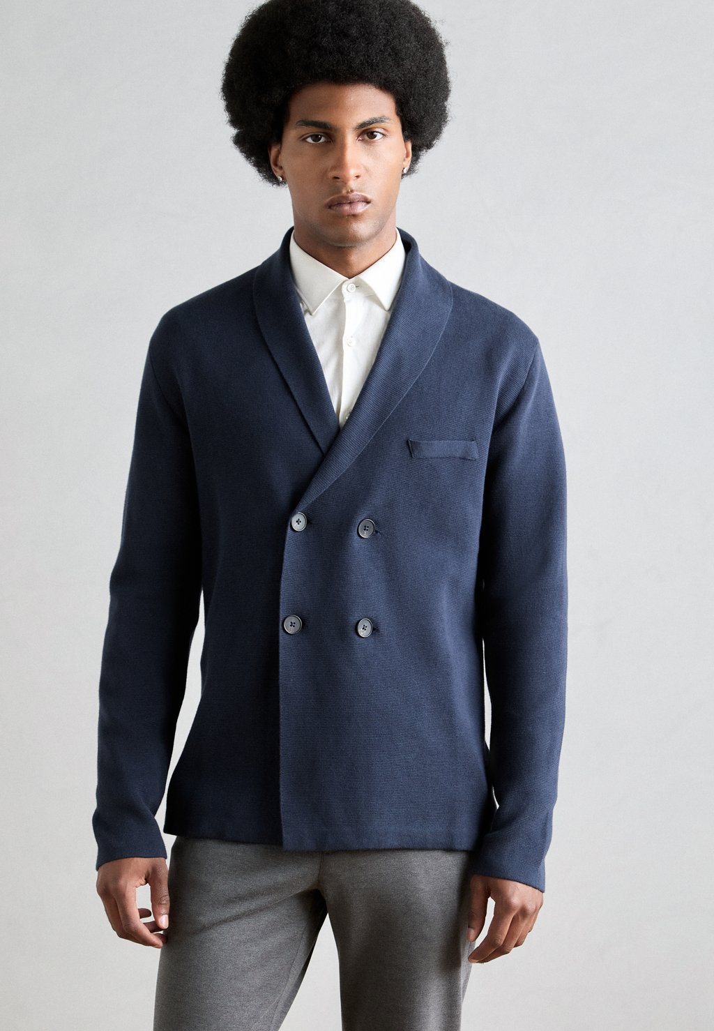 

Кардиган SHAWL COLLAR CARDIGAN Lindbergh, темно-синий