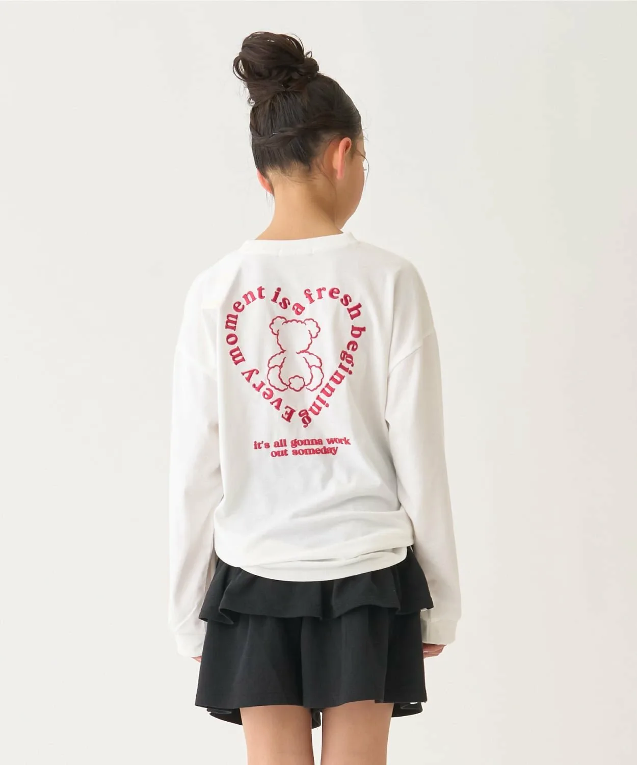 Футболка с длинным рукавом и иллюстрацией на спине MINIMAL, White
