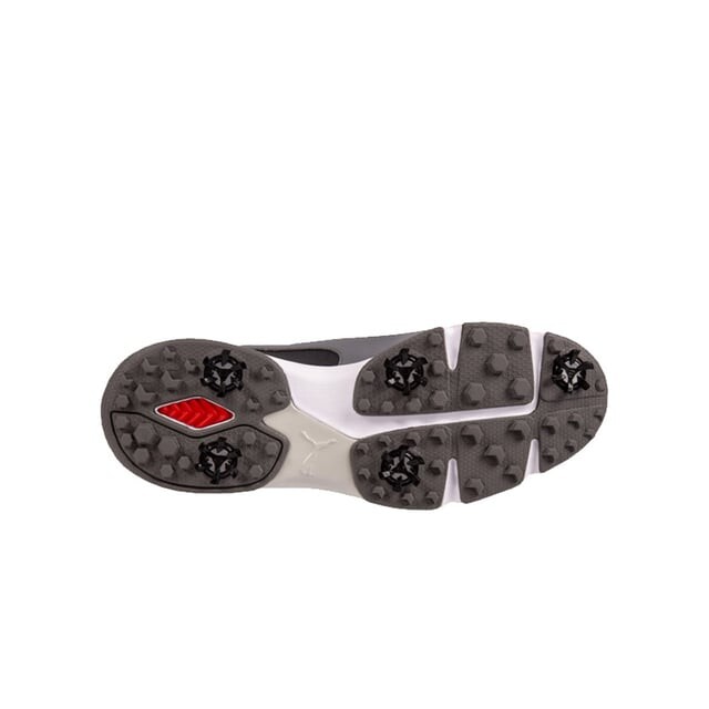 Черные мужские кроссовки из гладкой кожи Drive fusion disk 192226 02 Puma, черный — фото 2