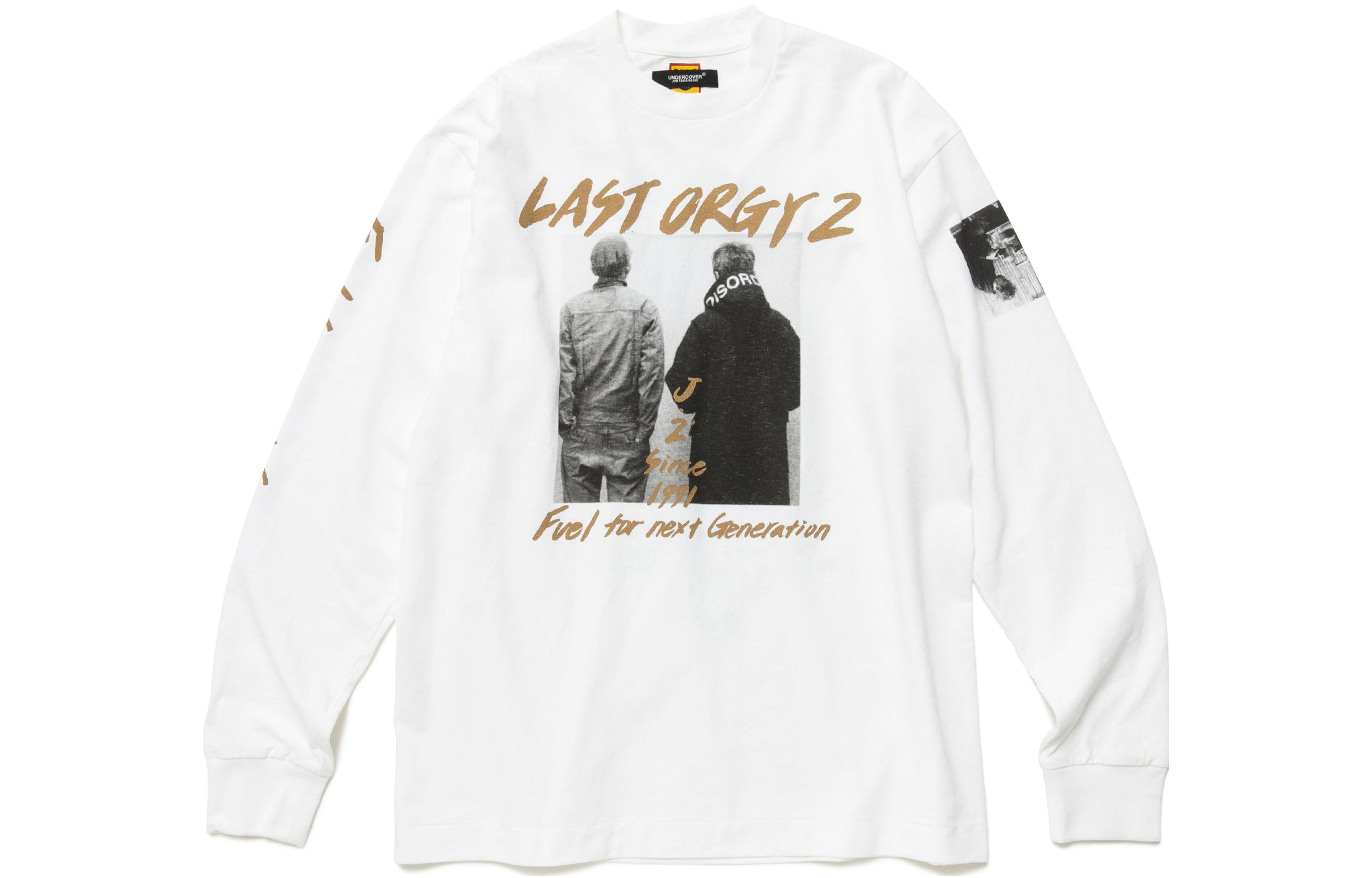 

Футболка X Undercover Last Orgy 2 1991 с длинными рукавами HUMAN MADE, белый