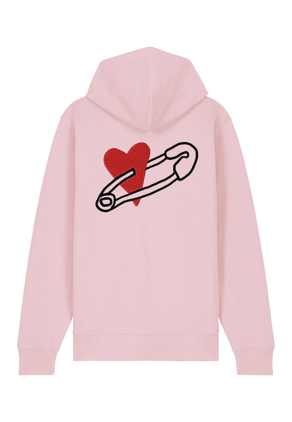 

Толстовка на молнии COEUR PINS BACK EMBROIDERY - Hoodie Mira Paris, розовый