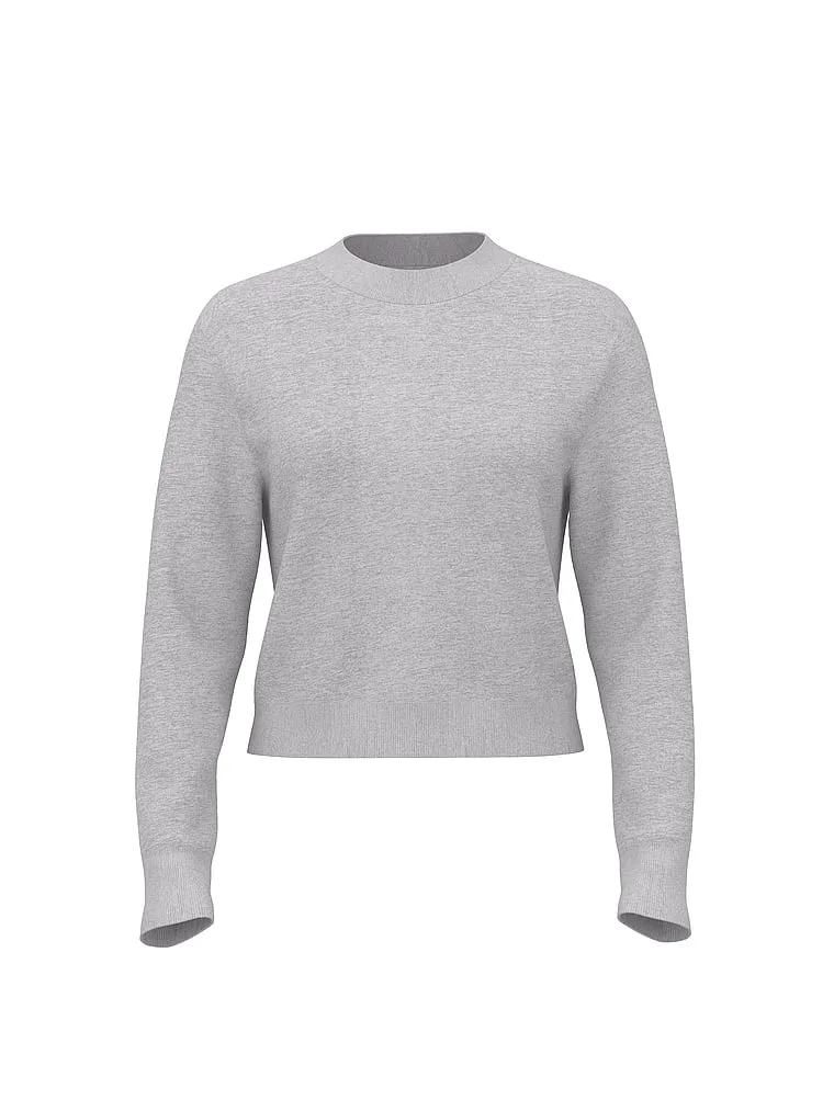 Роскошный вязаный свитер с круглым вырезом Victoria'S Secret, Medium Heather Grey — фото 3