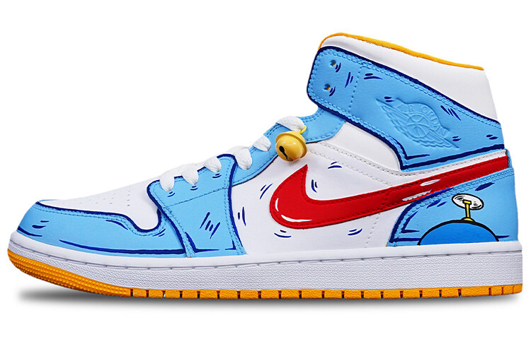 

Кроссовки Air Jordan 1 Vintage Basketball Shoes Women's Mid-Top Blue/White/Red