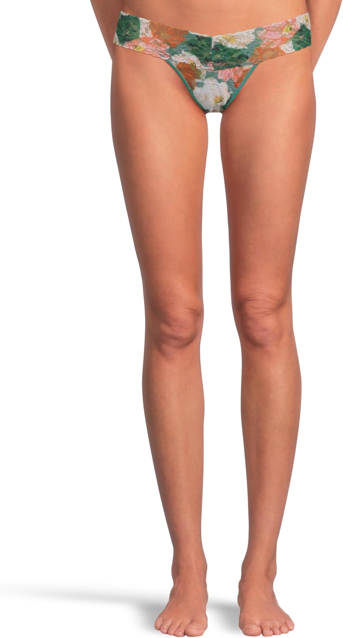 

Стринги Hanky Panky Signature Lace Printed Low Rise Thong, цвет Paint Me Like