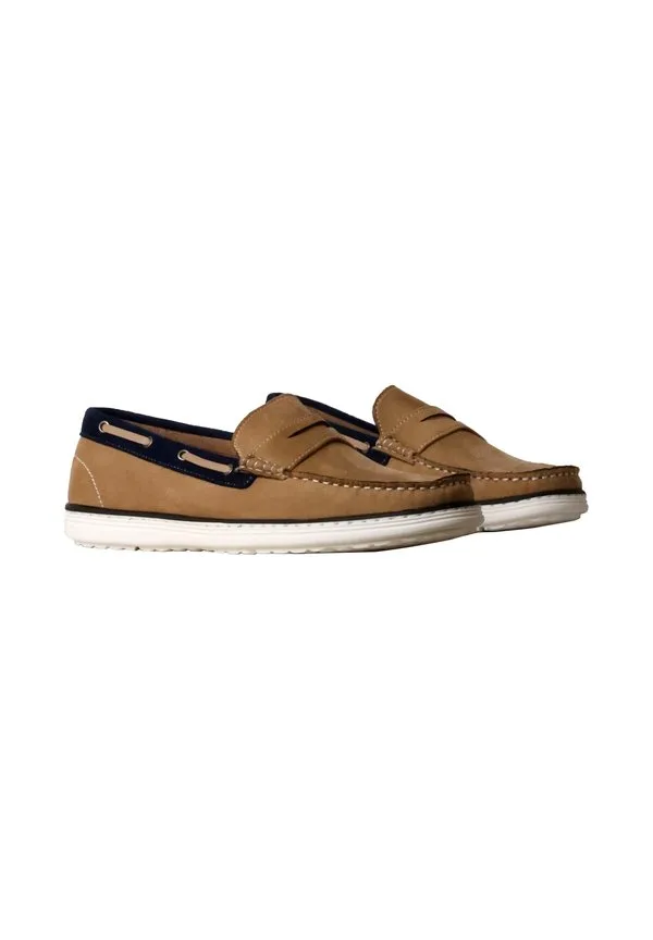 Удлиненные мокасины mocassin basse à enfiler Elong, Beige — фото 2