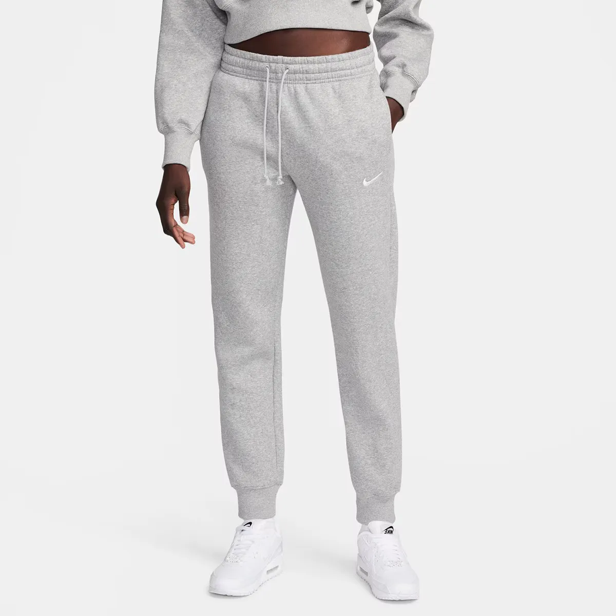 

Женская спортивная одежда Phoenix Fleece Брюки Nike, серый