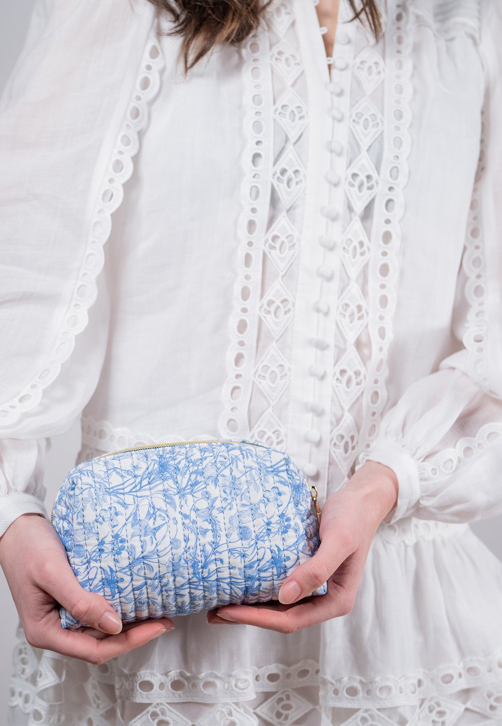

Косметичка BUNNY SMALL QUILITED FABLE ENGLAND, синий