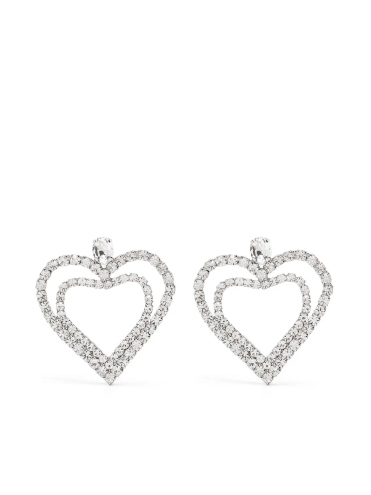 

Blumarine серьги-подвески в форме сердца, серебряный