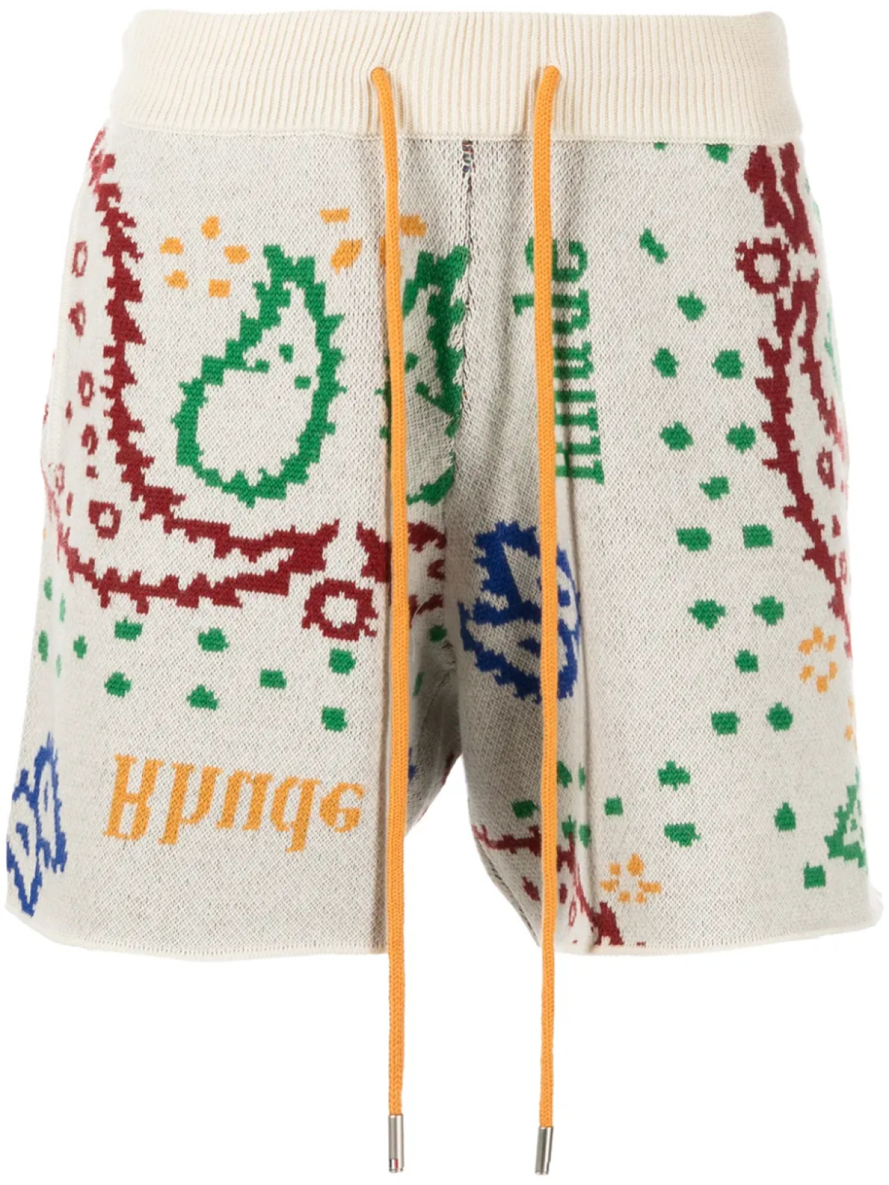 

RHUDE кашемировые шорты вязки интарсия, нейтральный