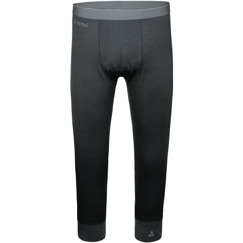 

Нижнее белье, брюки, мериносовые спортивные брюки, короткие, м Schöffel, черный