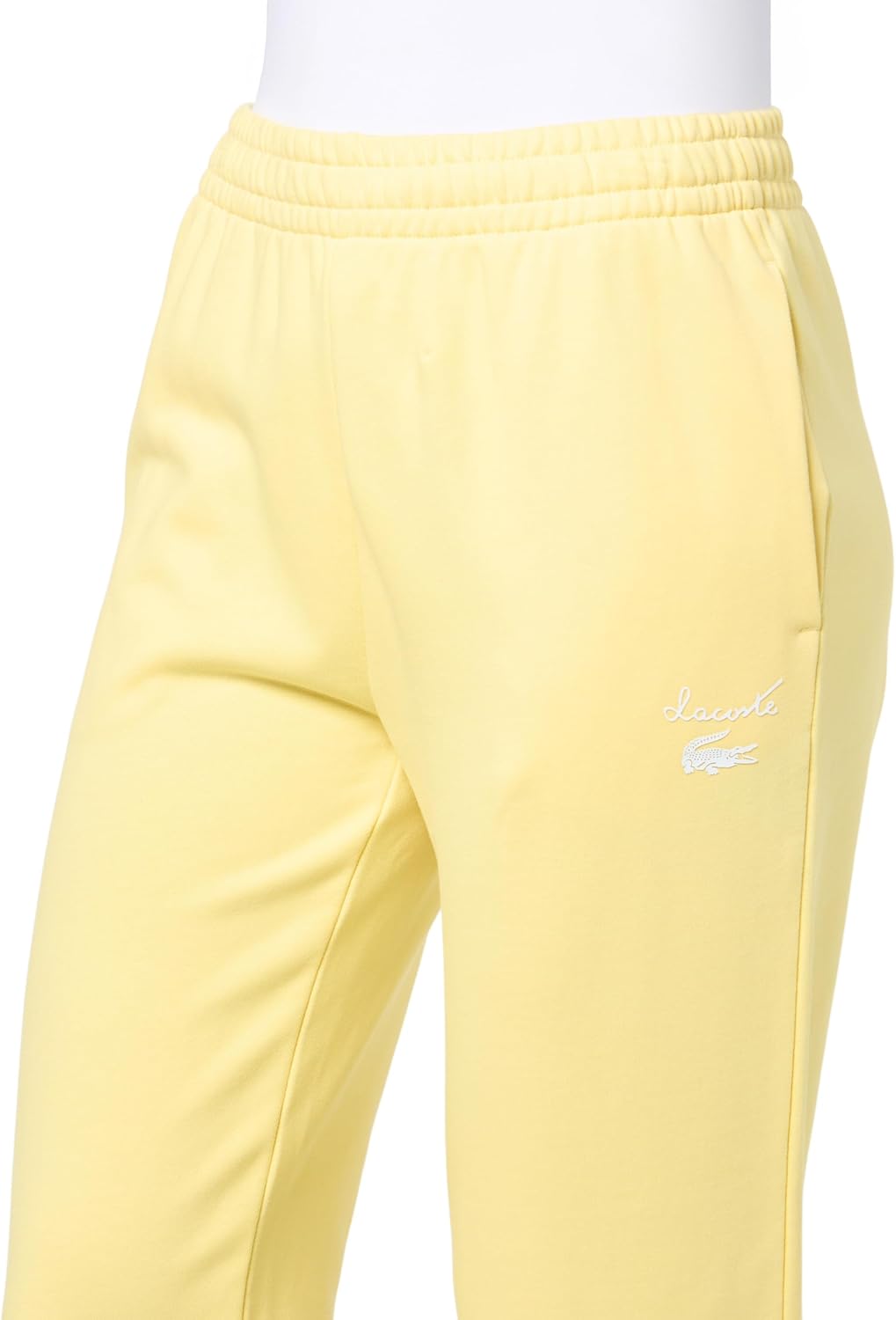 Брюки спортивные Lacoste Core Collection, прямые, желтые — фото 3