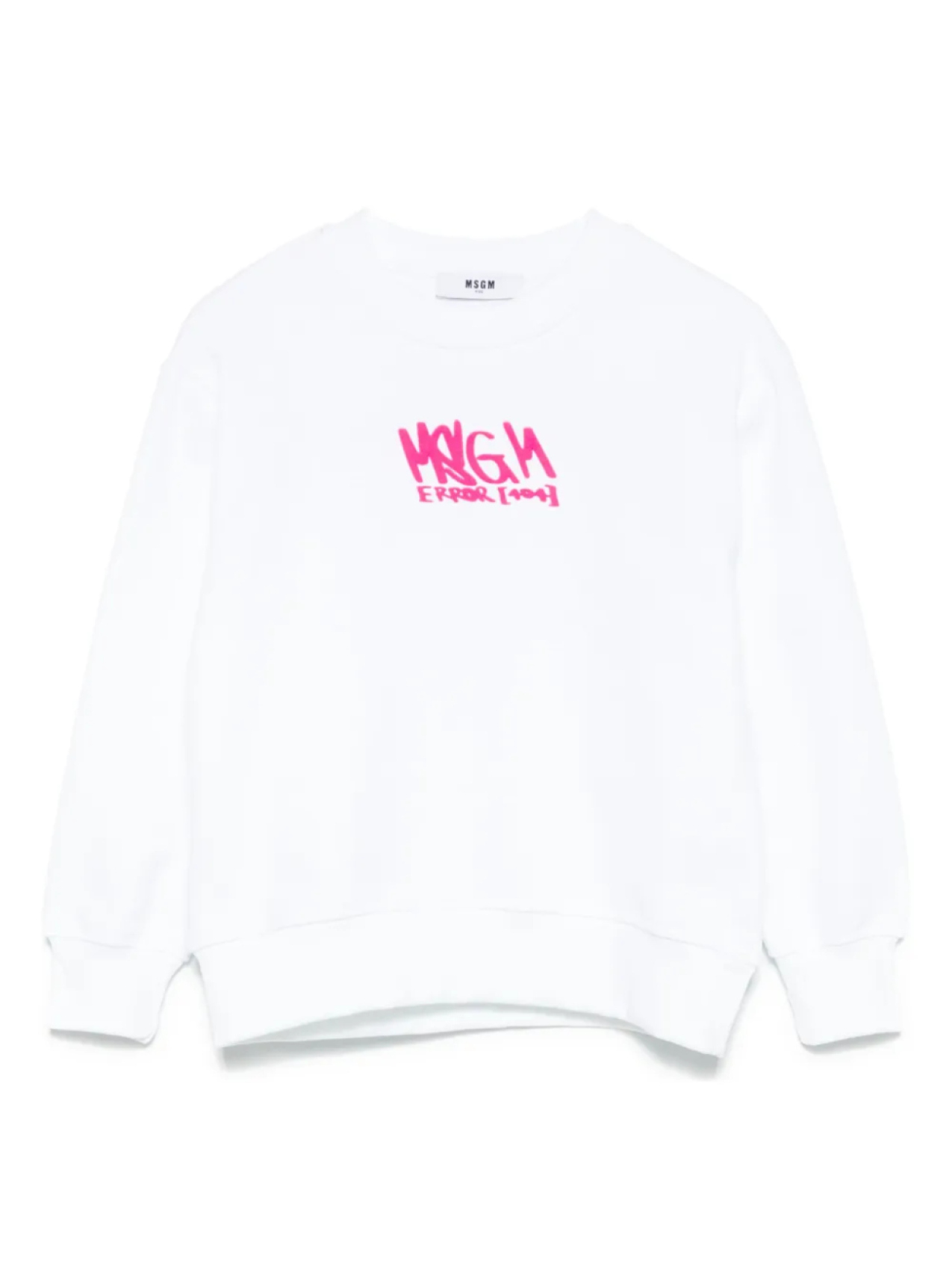 

MSGM Kids толстовка с логотипом, белый