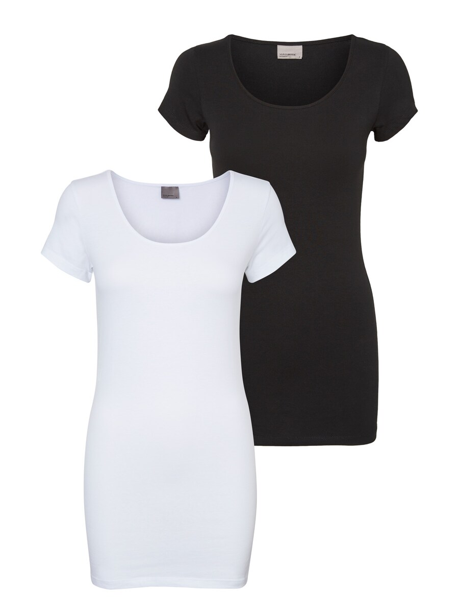 

Рубашка VERO MODA Maxi, черный/белый