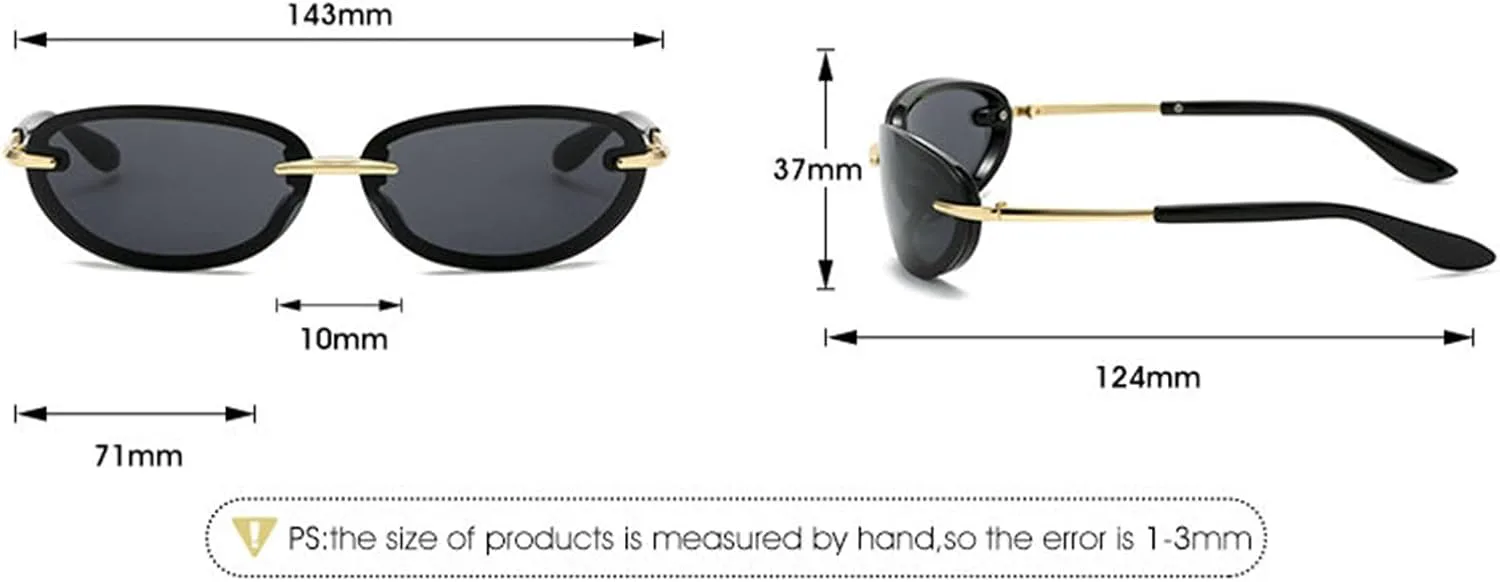 

Солнцезащитные очки Willochra овальной формы без оправы для женщин и мужчин, в стиле ретро 90-х, овальные, без оправы, с тонированными линзами, Silver Lens