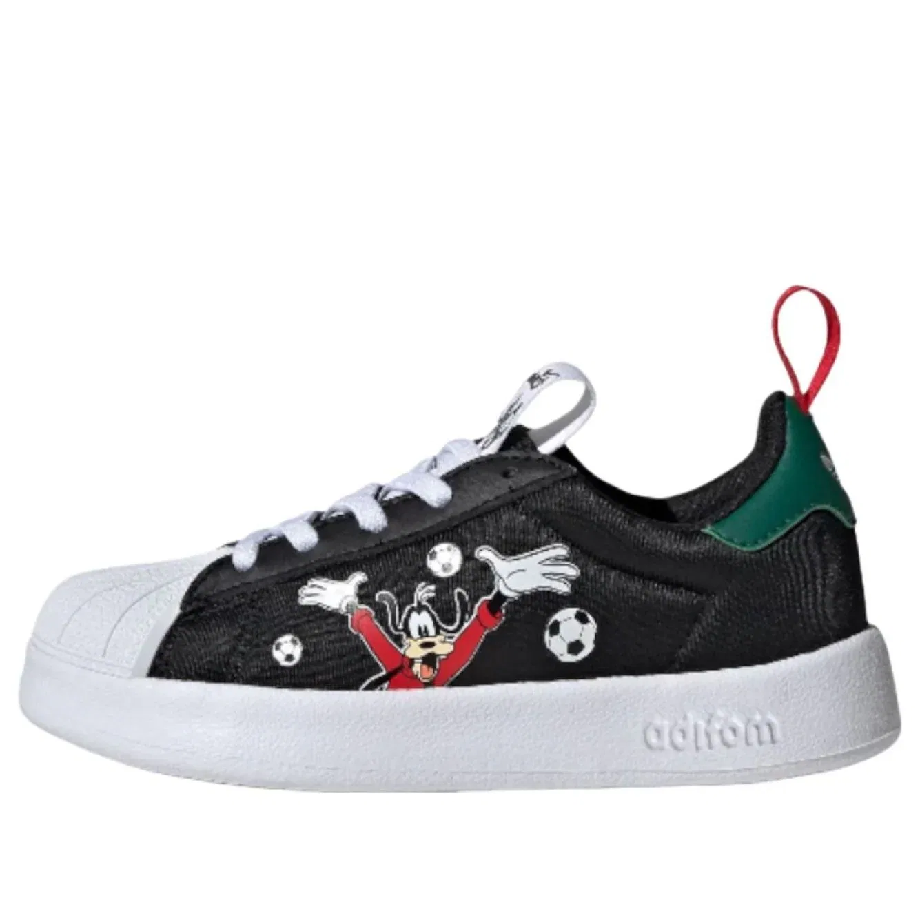 Кеды Adidas x Disney x Goofy Soccer Adifoam Superstar 'Black White' IH1750, черный