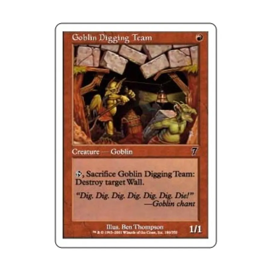 

CCG Команда гоблинов-копателей (клавиша C), MTG - 7th Edition