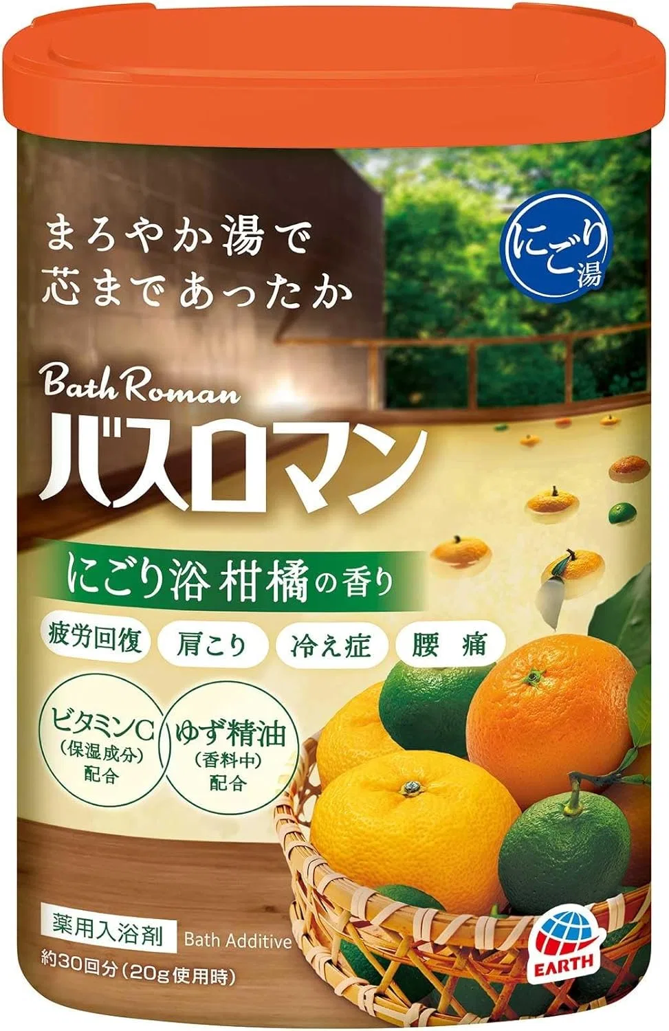 Японская соль для ванн Bath Roman Yuzu Hot Spring, 600 г Bath Roman