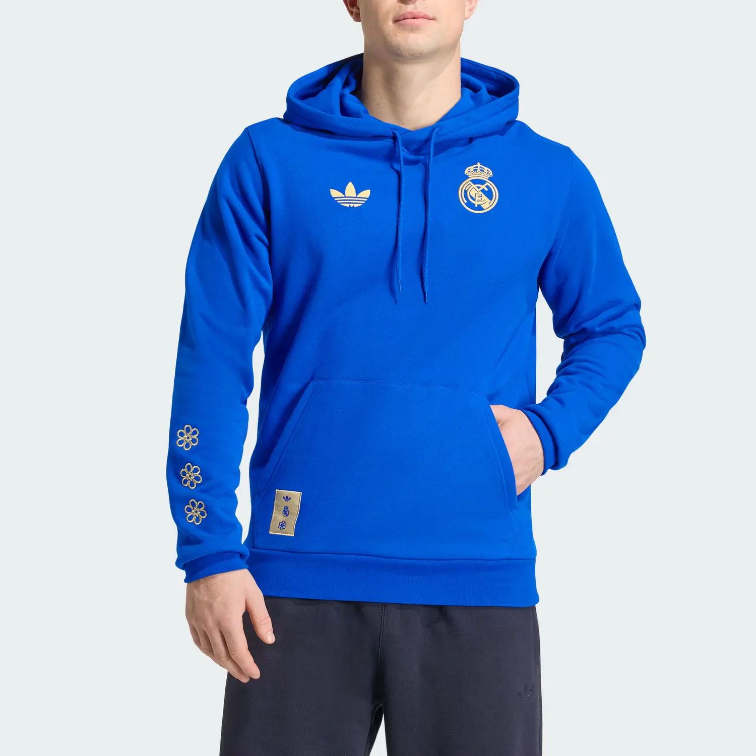 Толстовка REAL MADRID CULTURAL STORY мужская Adidas Originals, royal синий — фото 3