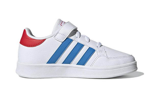 Кроссовки Breaknet эластичные шнурки Adidas, белый — фото 2
