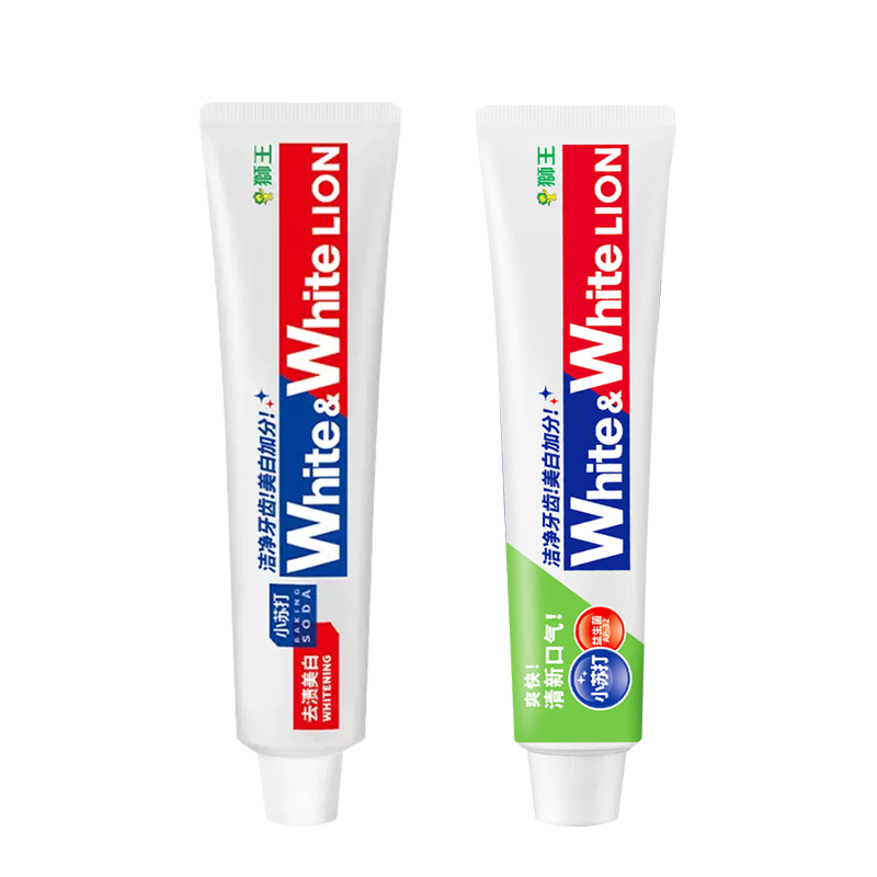 

LION Отбеливающая зубная паста с пищевой содой для свежести, очищение, 2 шт/6 шт, Lime