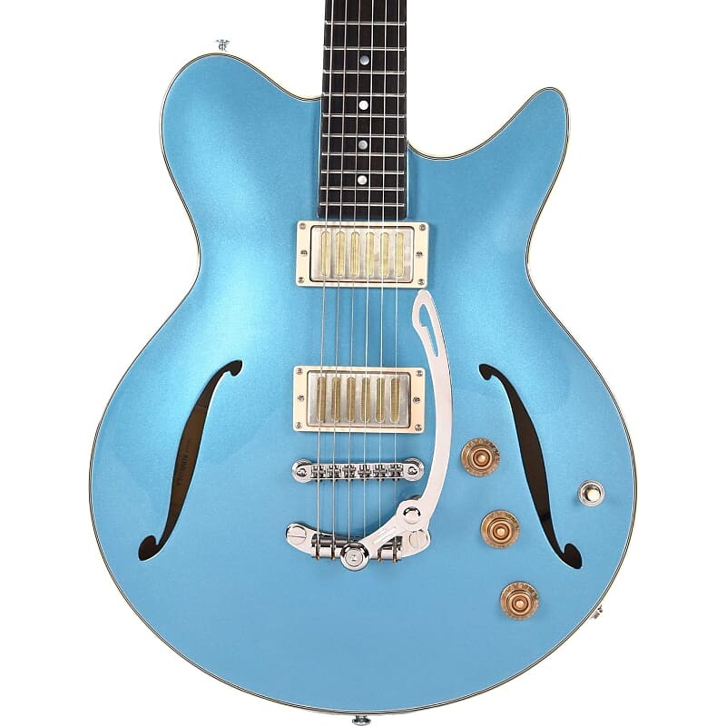 

Электрогитара Eastman Romeo LA Thinline Semi-Hollow Electric Guitar - Celestine Blue