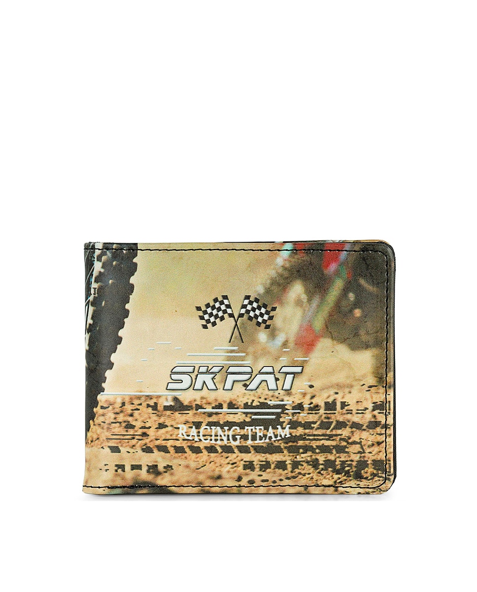 

Черный мужской кошелек Racing Team с RFID-защитой SKPAT, черный