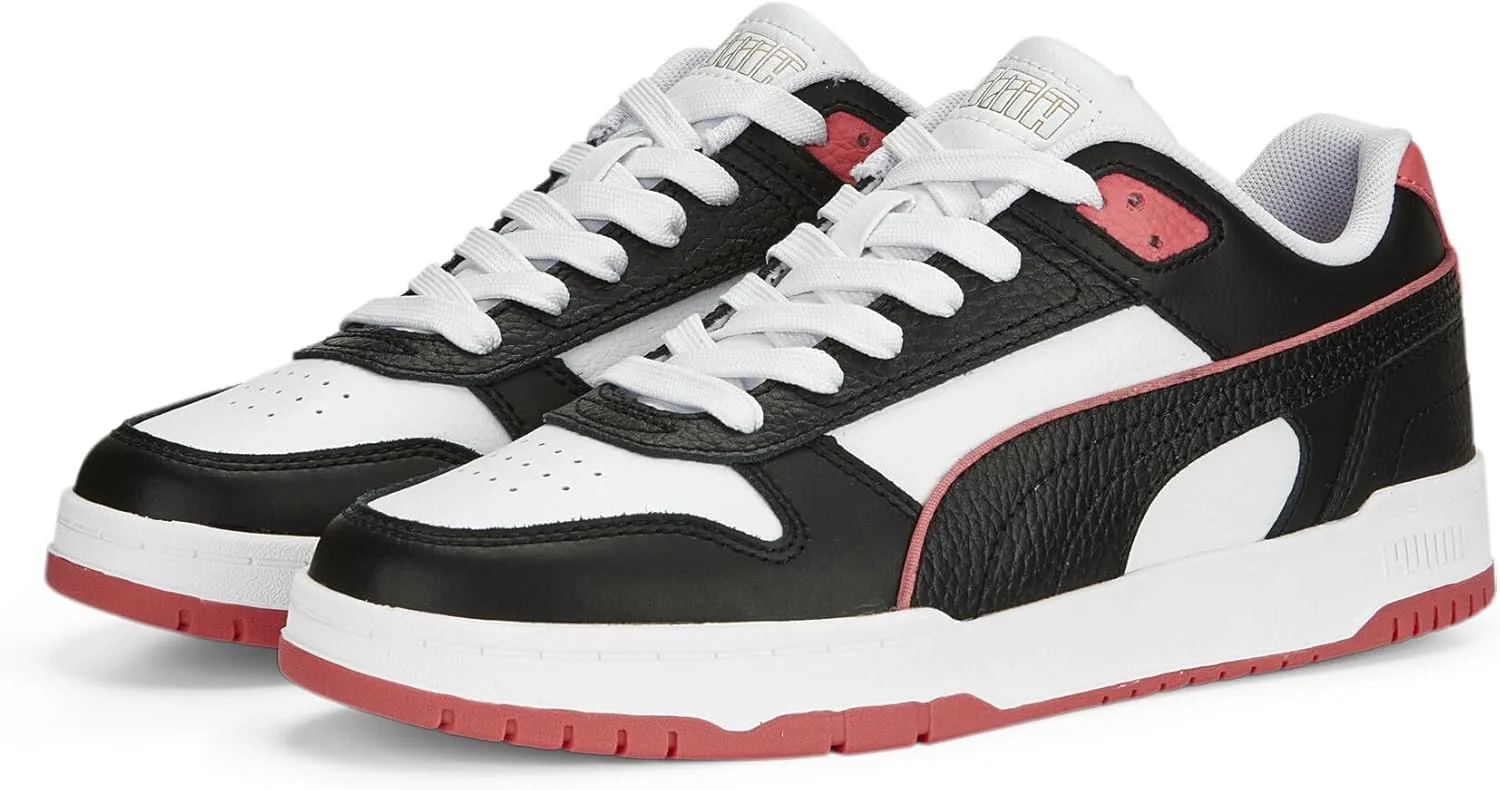 Кроссовки RBD Game Low Track Shoe Puma, белый/черный/золотой — фото 2