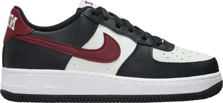 

Кроссовки Air Force 1 GS 'Black Dark Team Red', черный