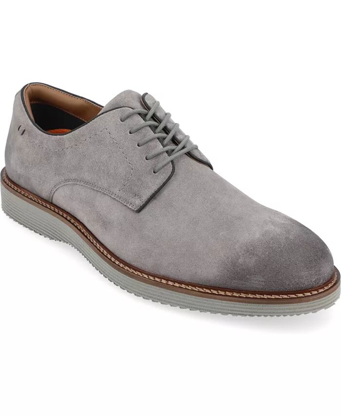 

Мужские повседневные туфли Seneca Plain Toe Derby Thomas & Vine, серый