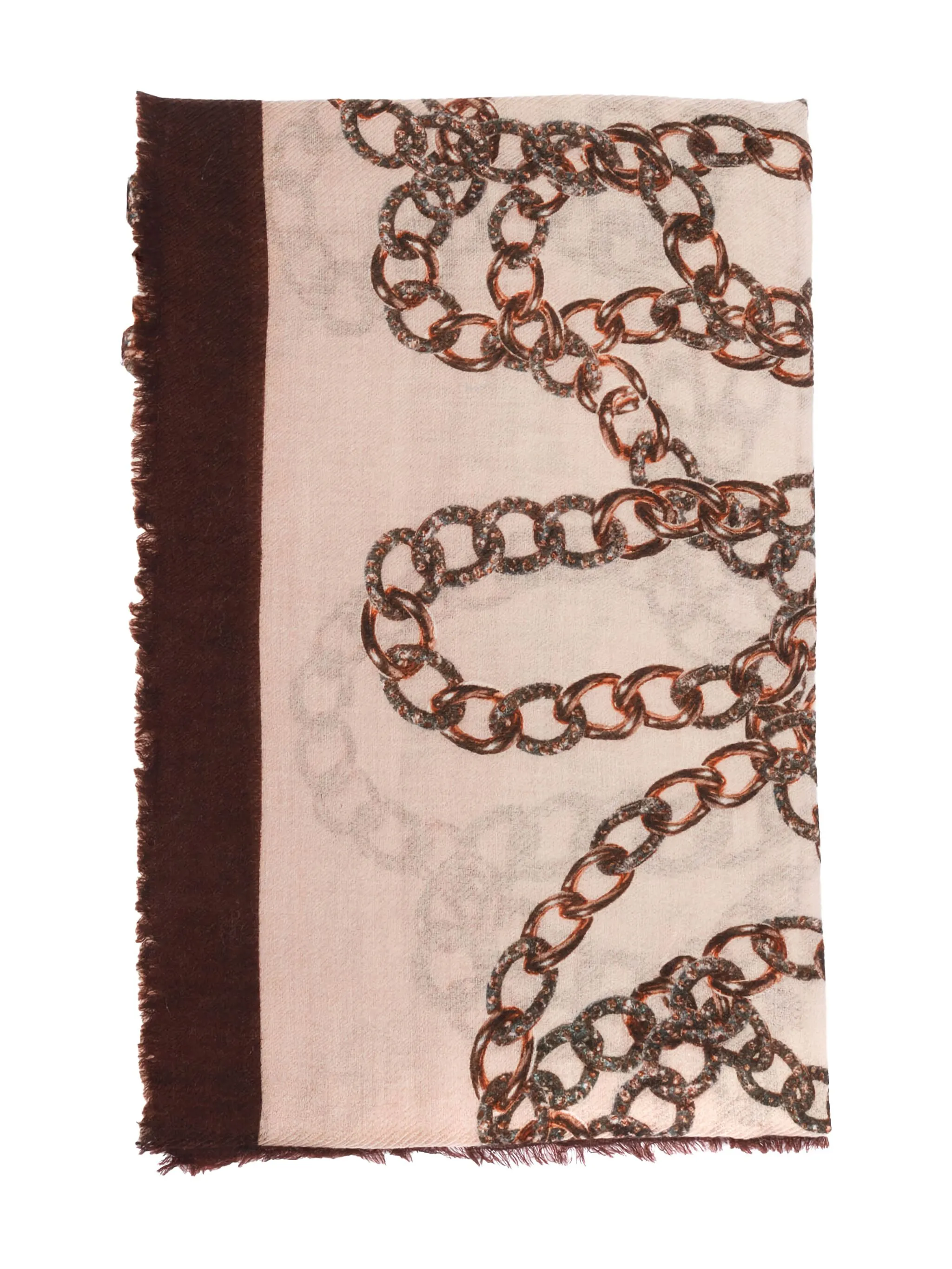 

Шарф с принтом Chains Faliero Sarti, нейтральный