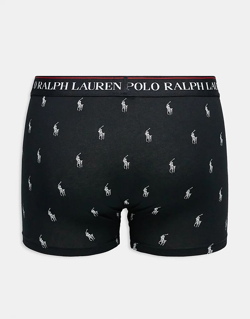 Боксеры 3 шт Polo Ralph Lauren черного цвета, разные цвета — фото 2