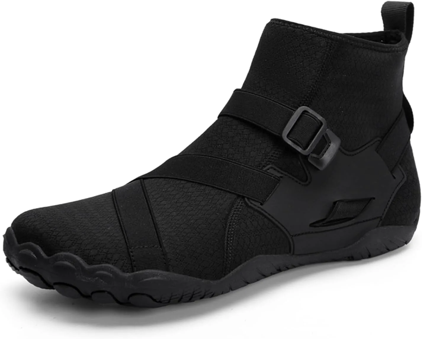 

Мужские и женские водные кроссовки UMANPOO, слипоны без носка, для плавания, пляжа, бега, прогулок, походов, велоспорта, с нескользящей подошвой, высокие, черный