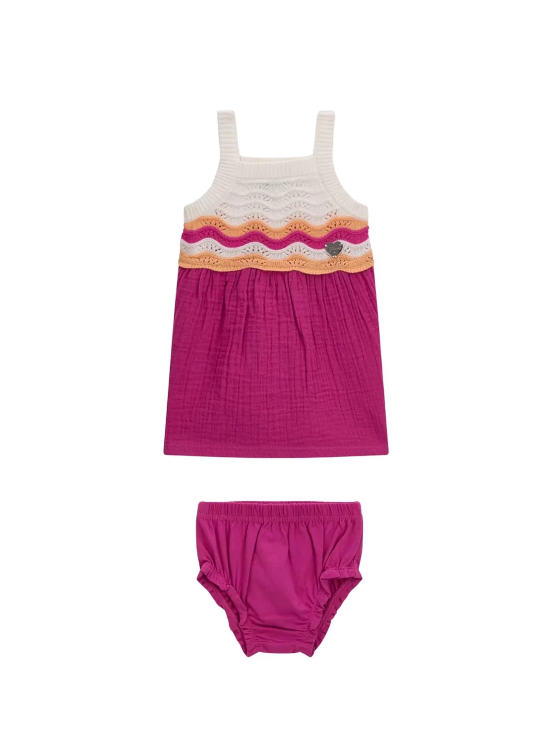 Комплект 'SL ВЯЗАНОЕ ПЛАТЬЕ + БРЮКИ' Guess Kids, Rose