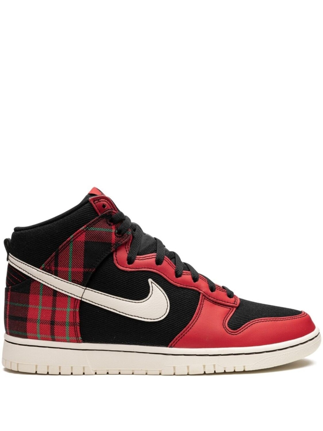 

Кроссовки Dunk High Plaid - Black/Red Кроссовки Nike, черный