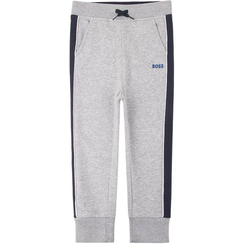 

Детские вязаные спортивные штаны HUGO BOSS, серый